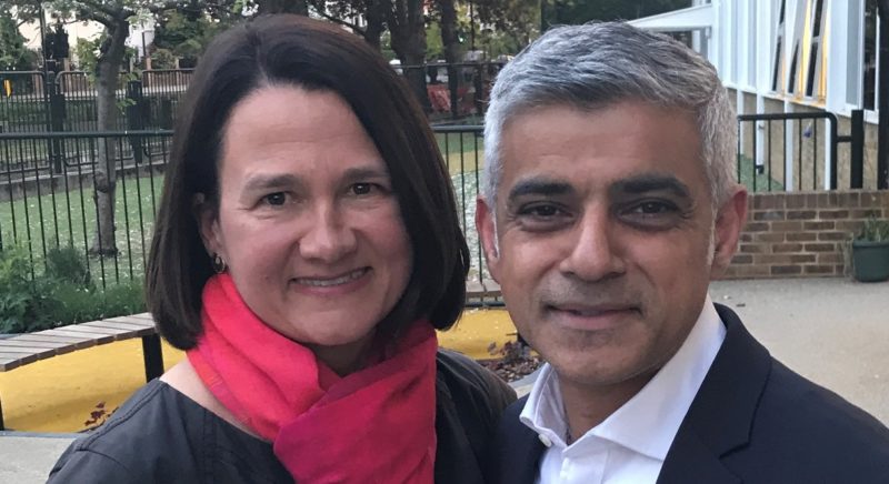 Catherine West MP with Labour London Mayor Sadiq Khan