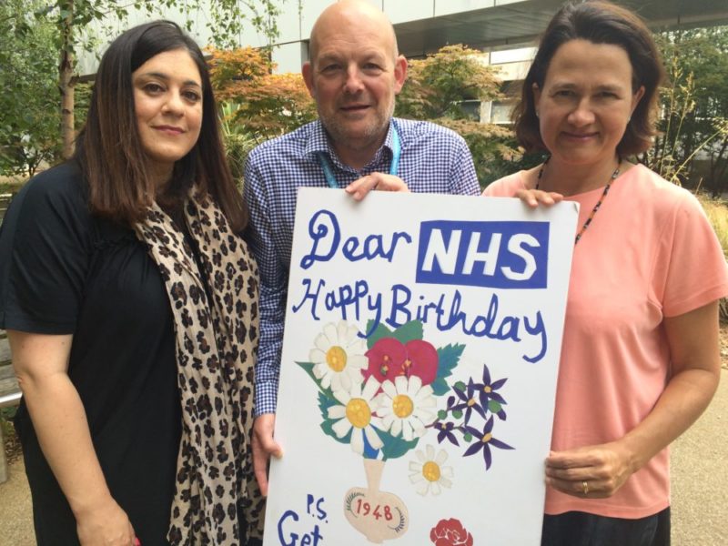 Catherine West MP and Cllr Peray Ahmet thank NHS staff