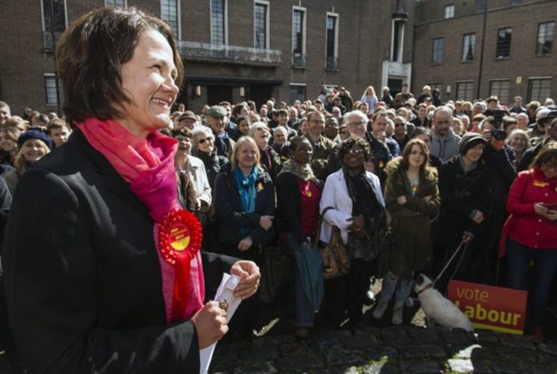 Catherine at Hornsey rally 2015