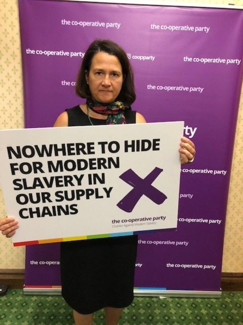 I’m supporting the Co-operative Party’s Modern Slavery Campaign month of action and calling on the Government to do more to tackle the problem.  Shocking figures reveal that up to 136,000 people in the UK could be living in slavery