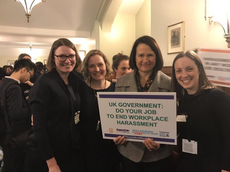 Every person should have the right not only to work but to dignified work.  I met with some of my constituents this week in support of the campaign to make workplaces safer for women, in the UK and globally.  