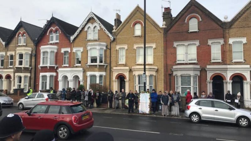 Protests outside the BPAS clinic in Finsbury Park
