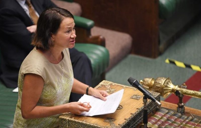 Catherine West speaking in Parliament (copyright Jessica Taylor)