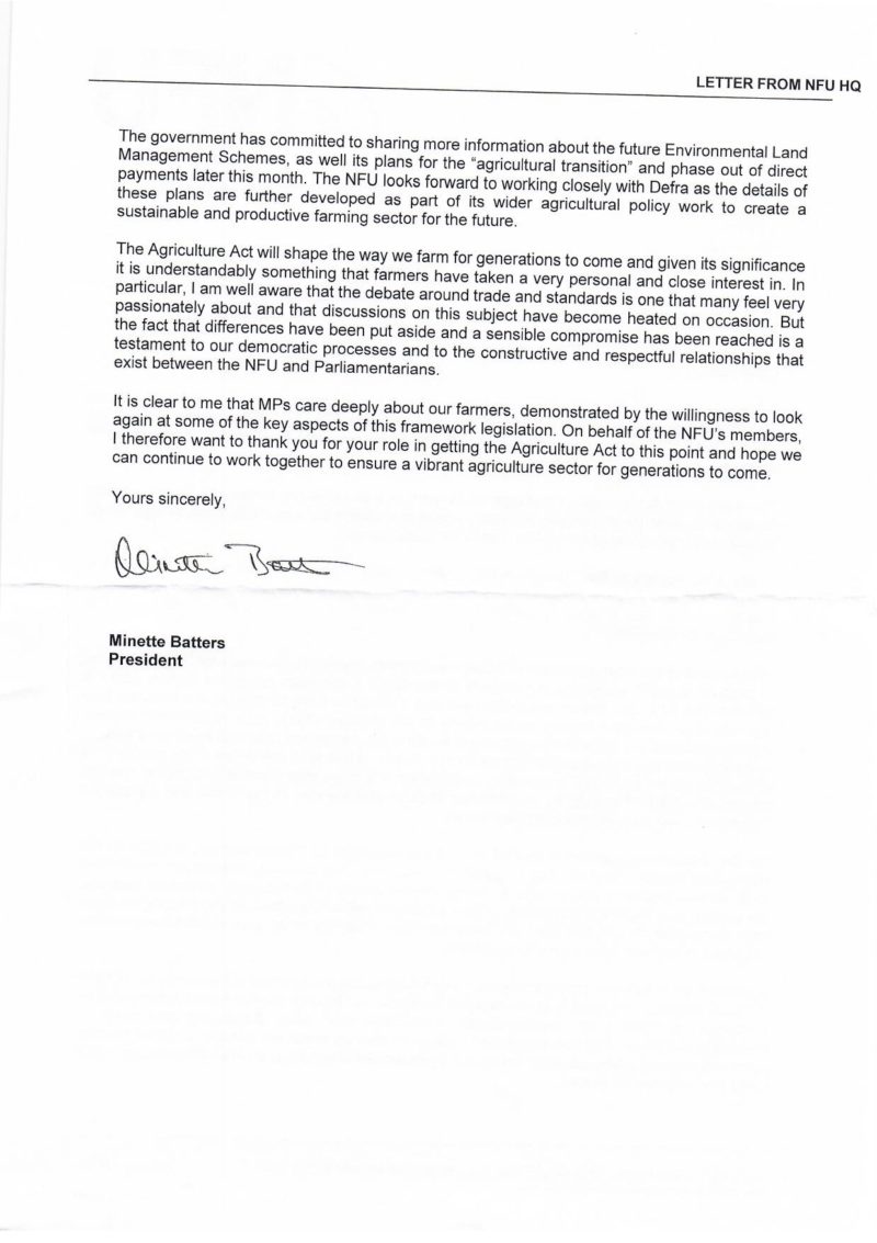 NFU letter - page 2