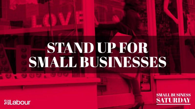 Stand up for small businesses