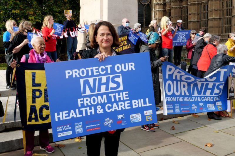 Defending our NHS against the Tories rampant contract cronyism, privatisation and cruel austerity agenda that is causing so much damage to our public services