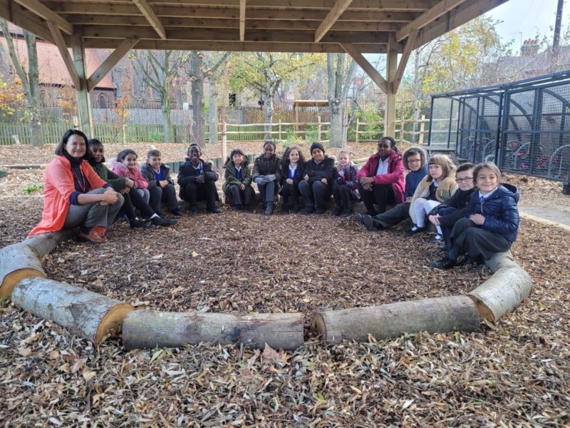 Opening the Forest School at Noel Park Primary