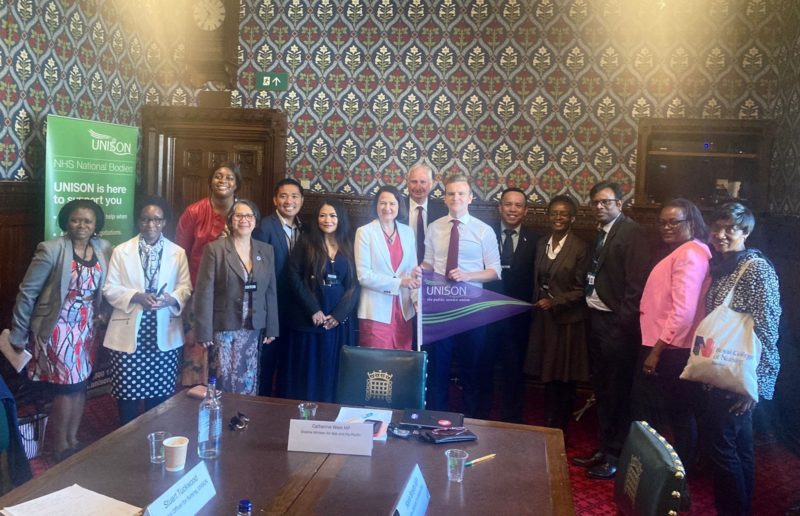 I chaired an excellent Unison roundtable on the treatment of migrant health and social care workers. Overseas workers keep our NHS & care system going but too often they’re exploited. I fully support Unison in demanding the Government act.