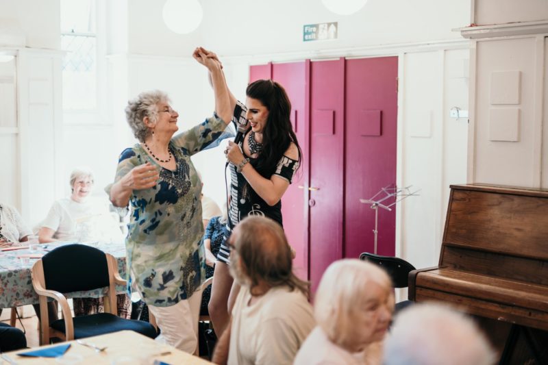 The popular Social Lunch for older Londoners at Jacksons Lane