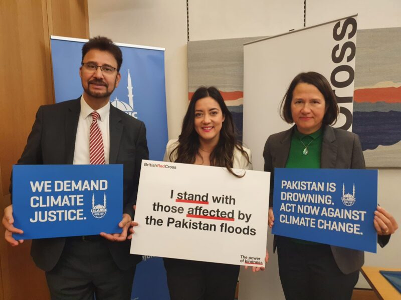 Standing together with those affected by the Pakistan floods