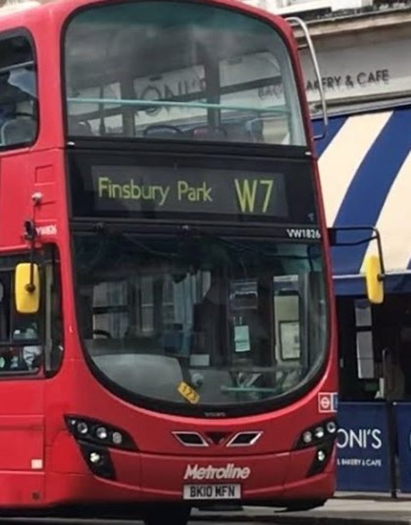 W7 bus route