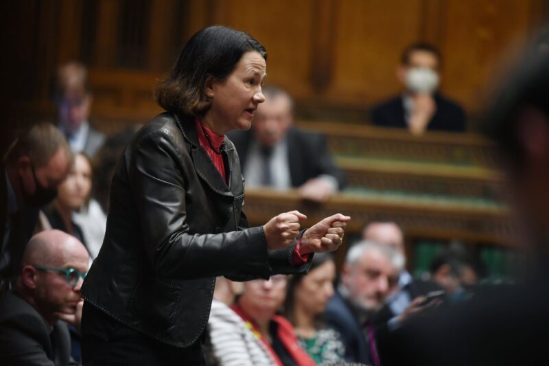 Catherine West MP speaking in Parliament (photo credit Jessica Taylor, UK Parliament)