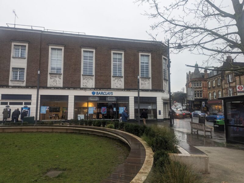 Our busy Barclays Bank in Crouch End is proposed to close in March 2024