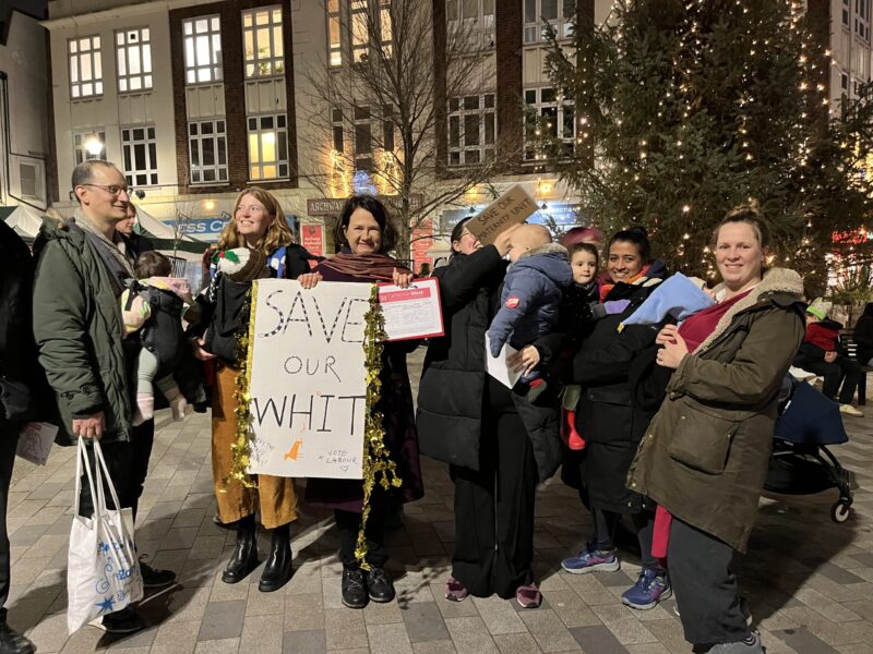 Campaigning to save the Whittington maternity unit