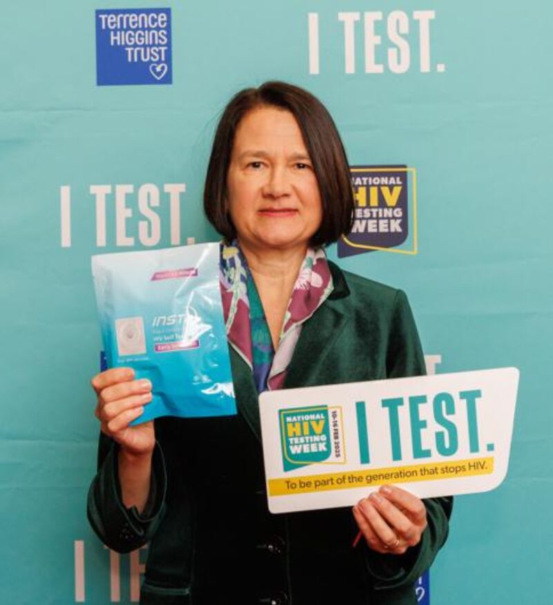 It was great to attend the drop-in event in Parliament to raise awareness of National HIV Testing Week