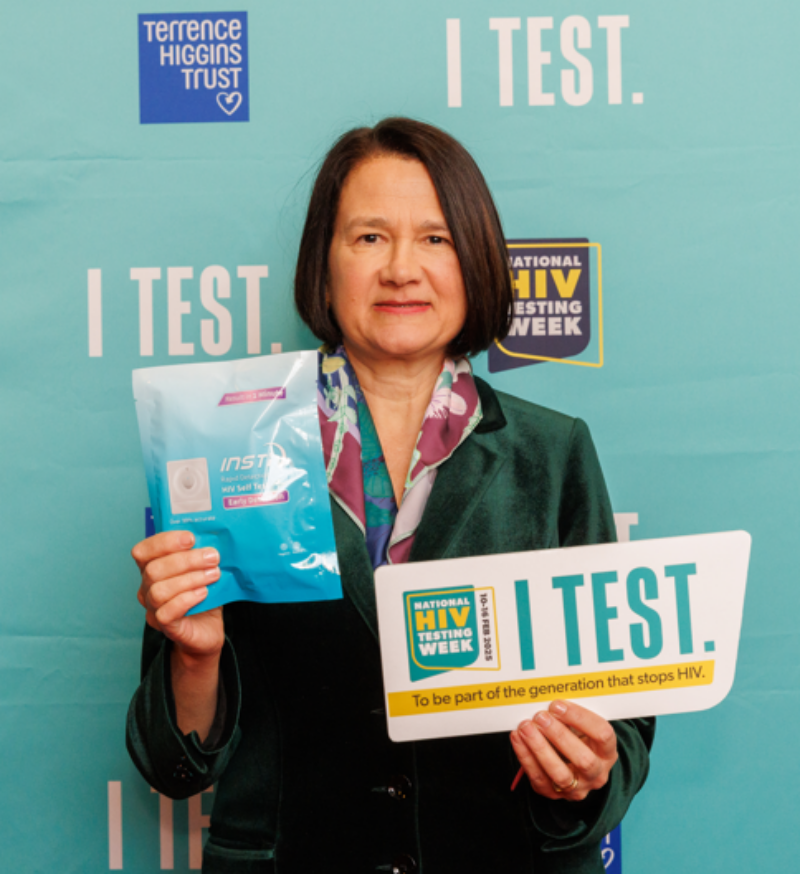 It was great to attend the drop-in event in Parliament to raise awareness of National HIV Testing Week