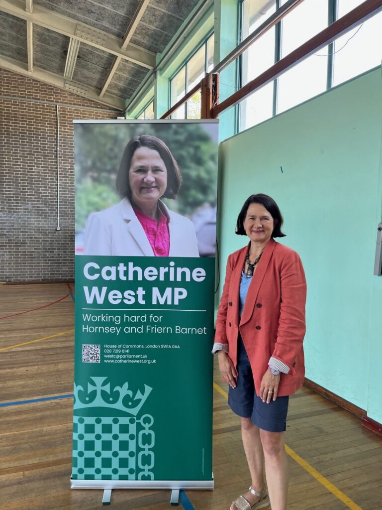 Catherine West MP attending a constituency surgery